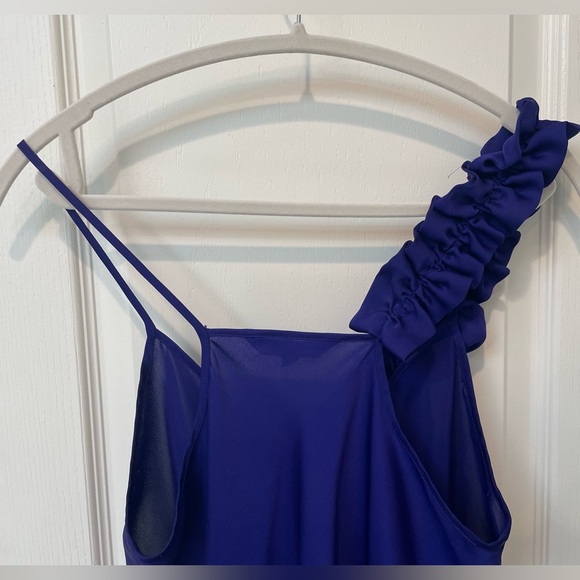 Express Ruffle Purple Tank Size L - Picture 2 of 7